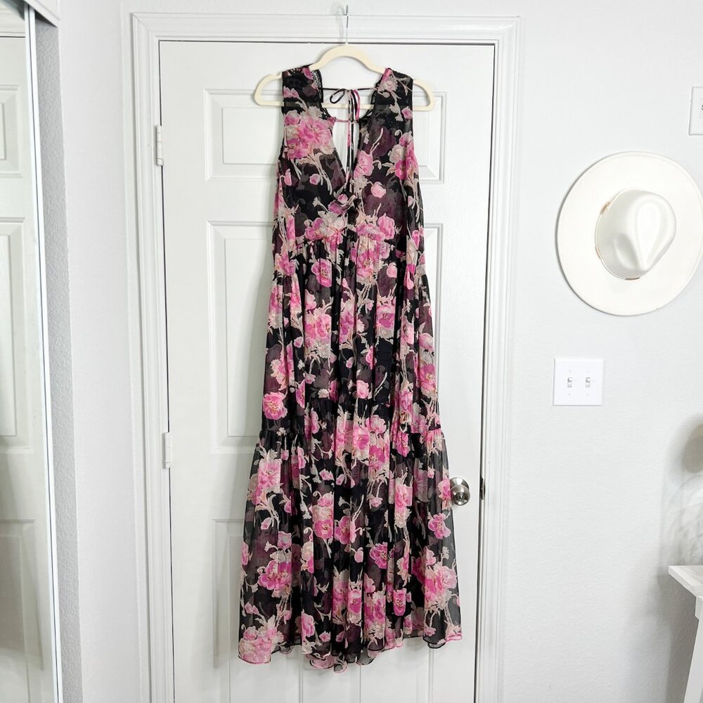 MISA Tie-Back Maxi Dress - Picture 10 of 10